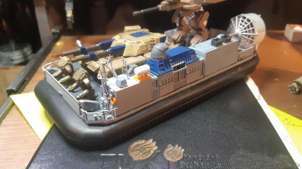 Half done mammoth/landing craft diorama.